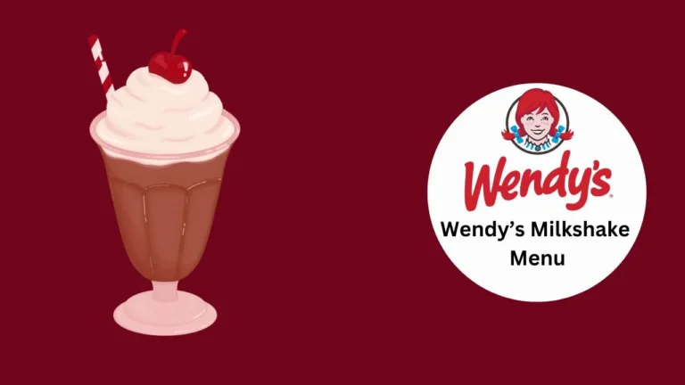 Wendy’s Milkshake Menu