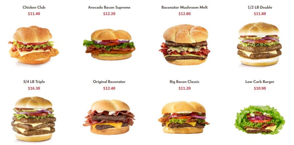 Black Label Classics in Wendy's nz Menu