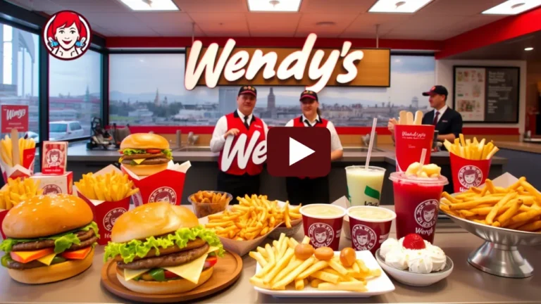 Wendy's Christchurch Menu