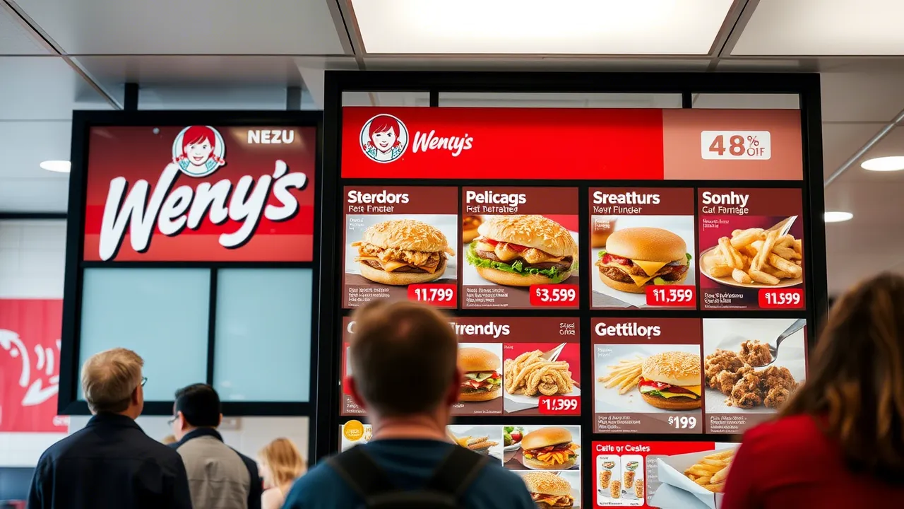 Wendy's nz Menu